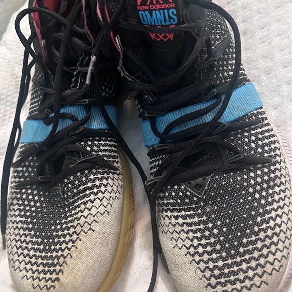 New Balance OMN1S Kawhi Leonard Baited Black Teal White Red Basketball Shoes - Picture 4 of 13